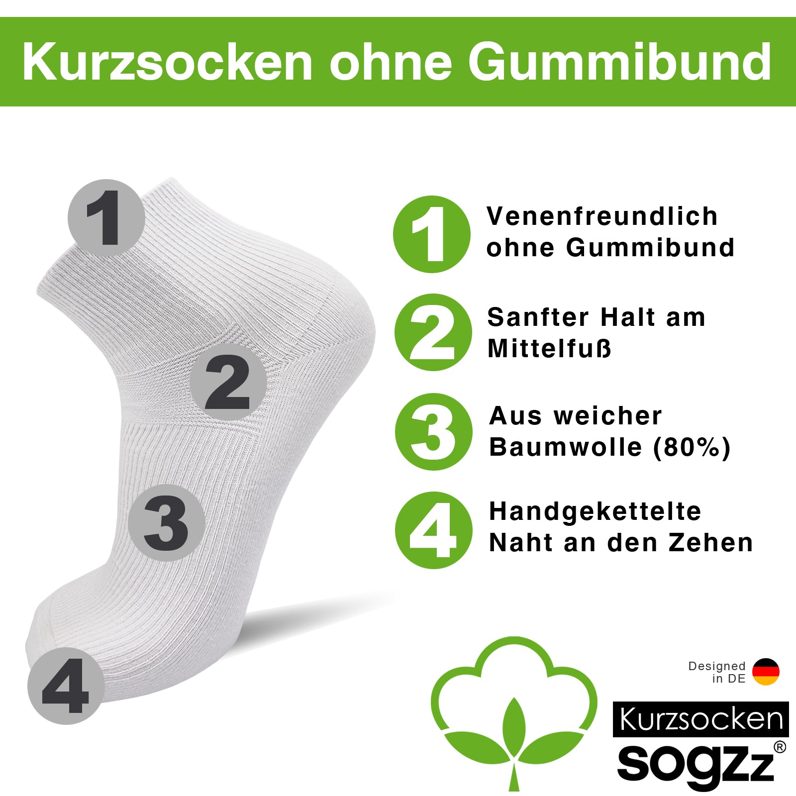 Kurzsocken | 6 Paar | Unisex