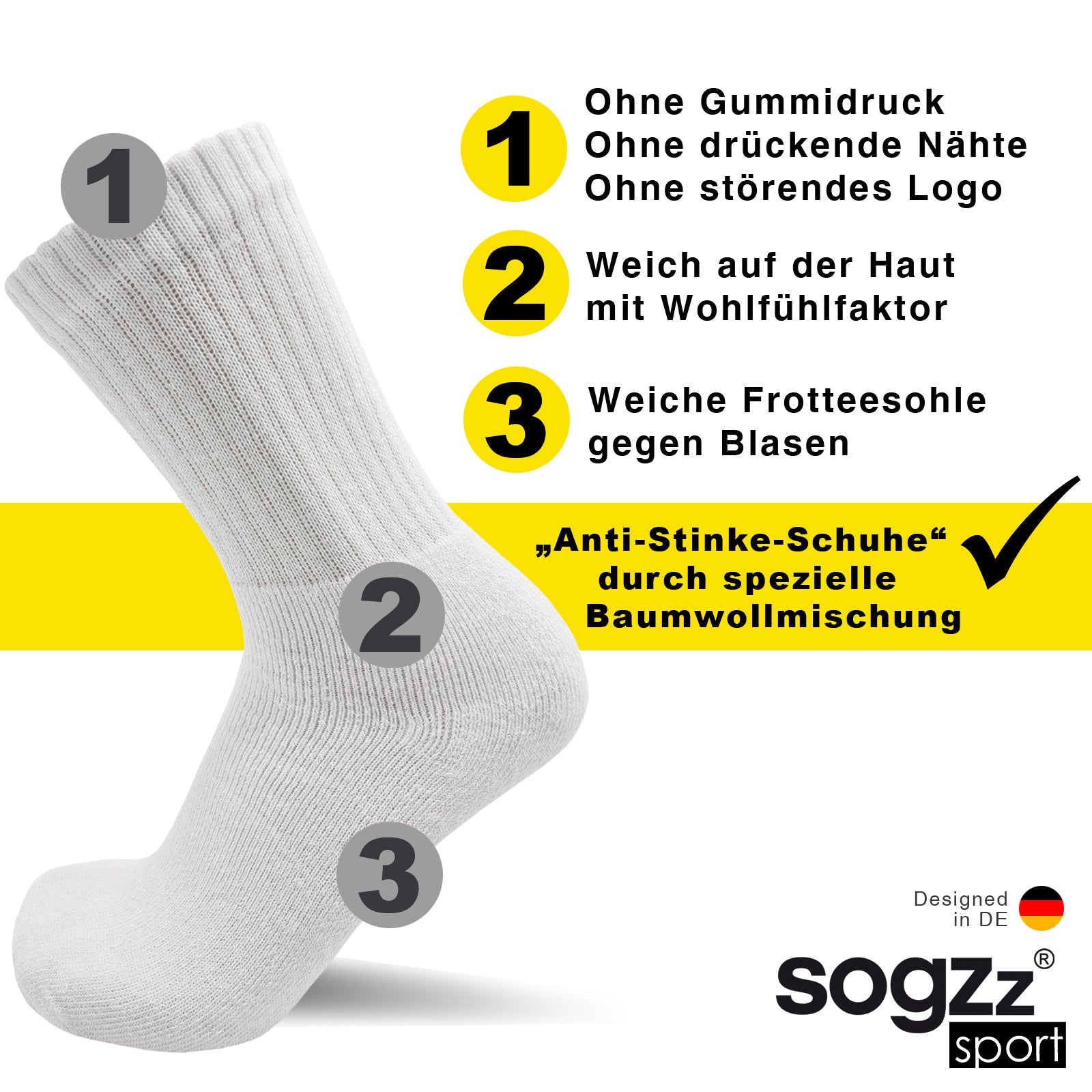Tennissocken | 10 Paar | Unisex