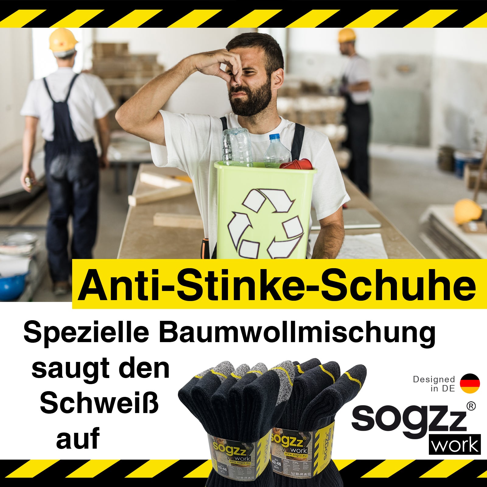 Arbeitssocken | 10 Paar | Herren