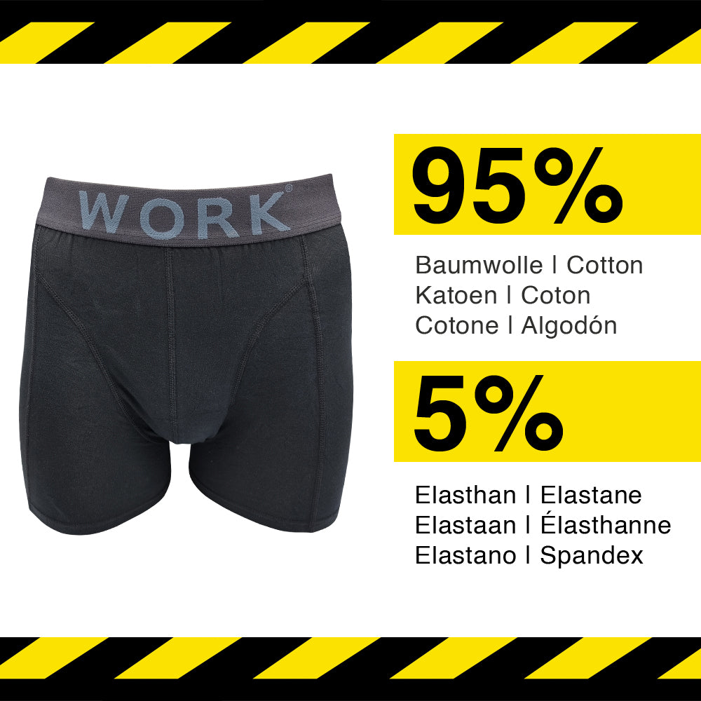 WORK Boxershorts | 4er Pack | Herren