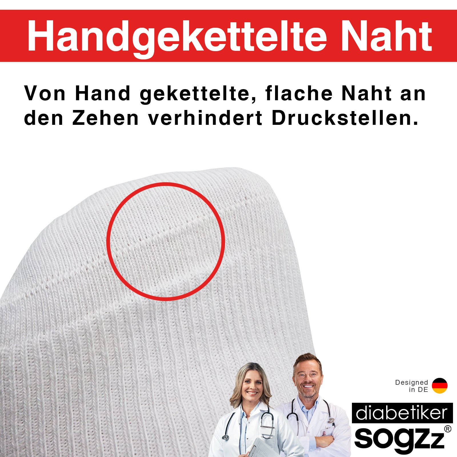 Diabetiker Socken kurz | 6 Paar | Unisex