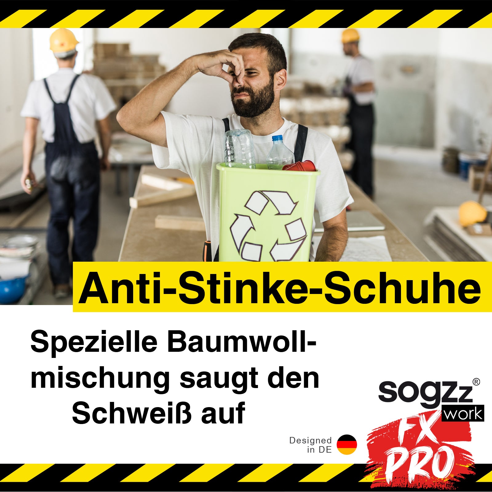 Arbeitssocken FX PRO | 4 Paar | Herren
