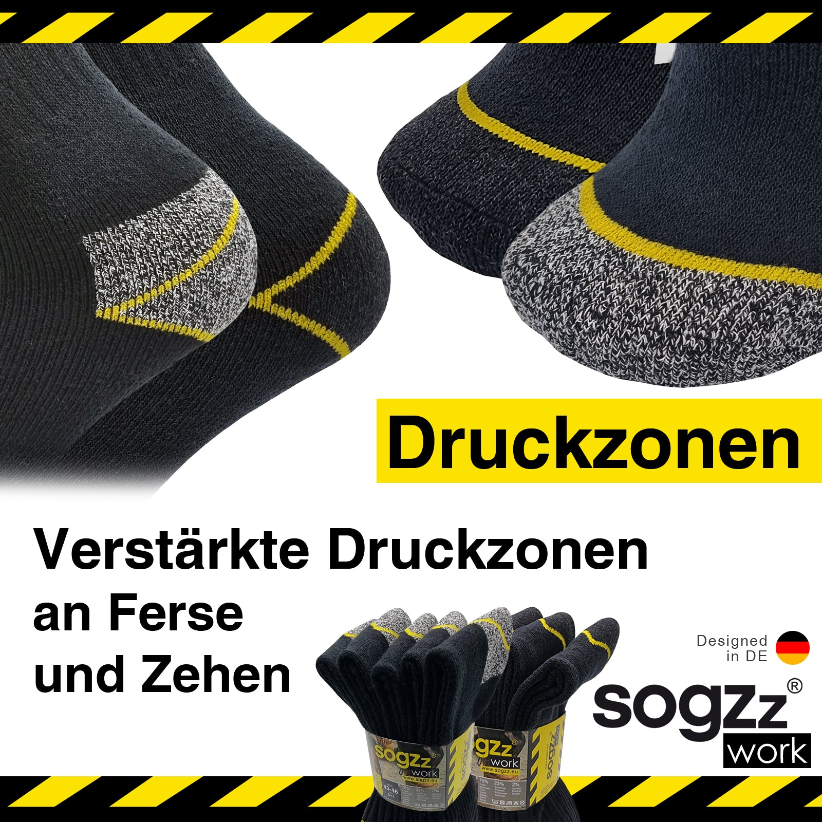 Arbeitssocken | 10 Paar | Herren