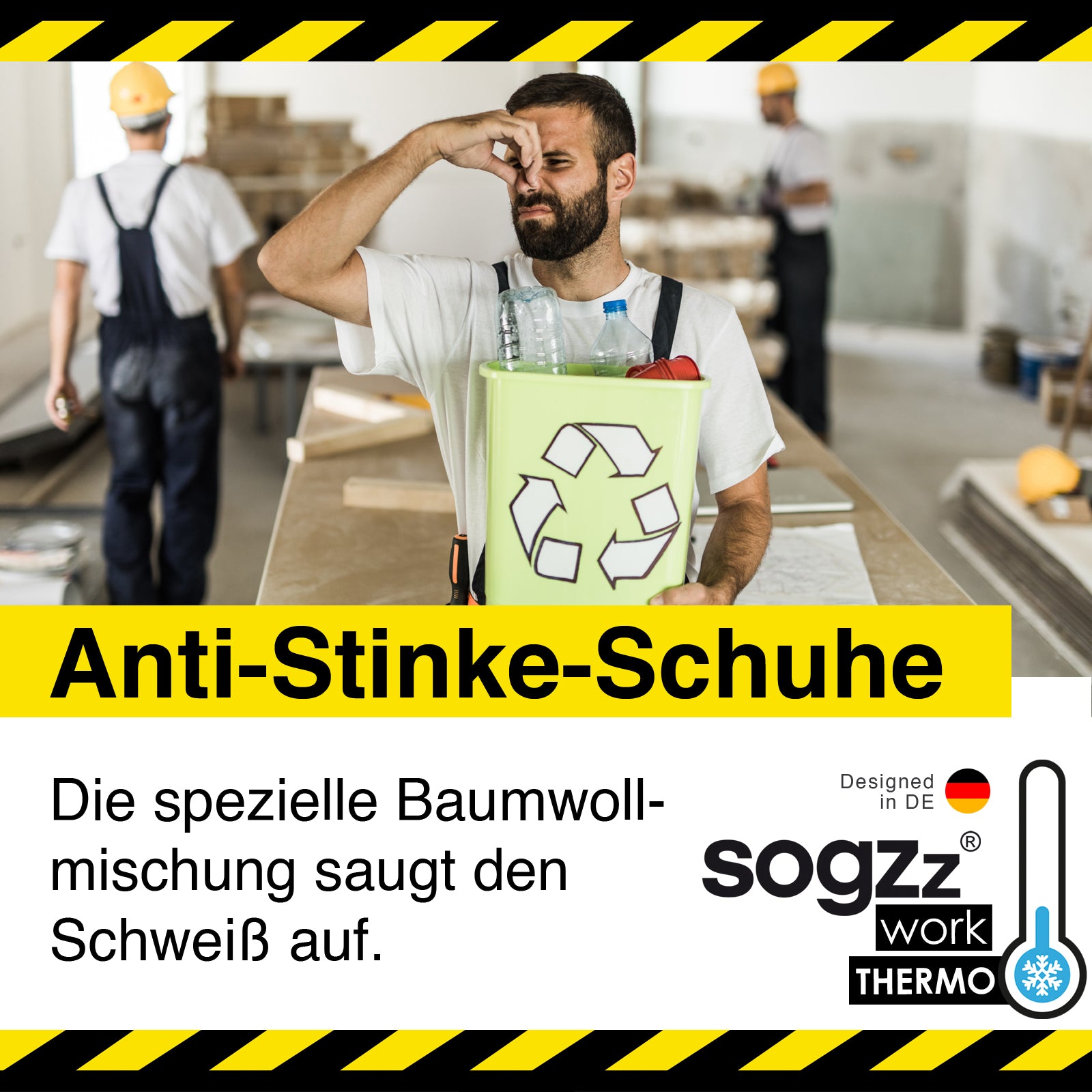 Thermo Arbeitssocken | 10 Paar | Herren