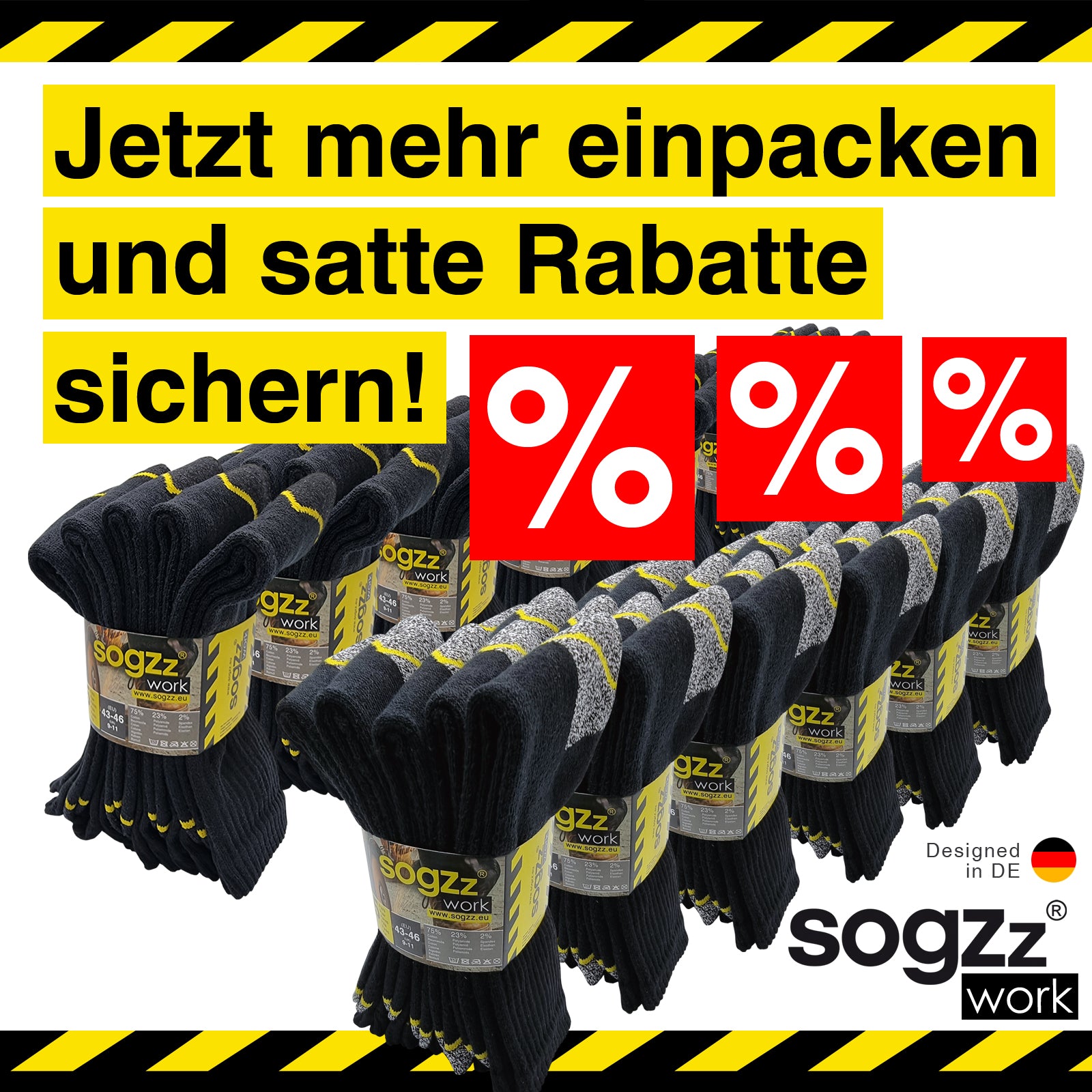 Arbeitssocken | 10 Paar | Herren