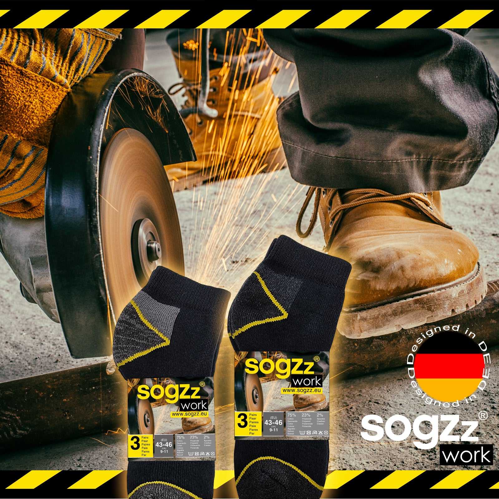 Arbeitssocken kurz | 6 Paar | Herren