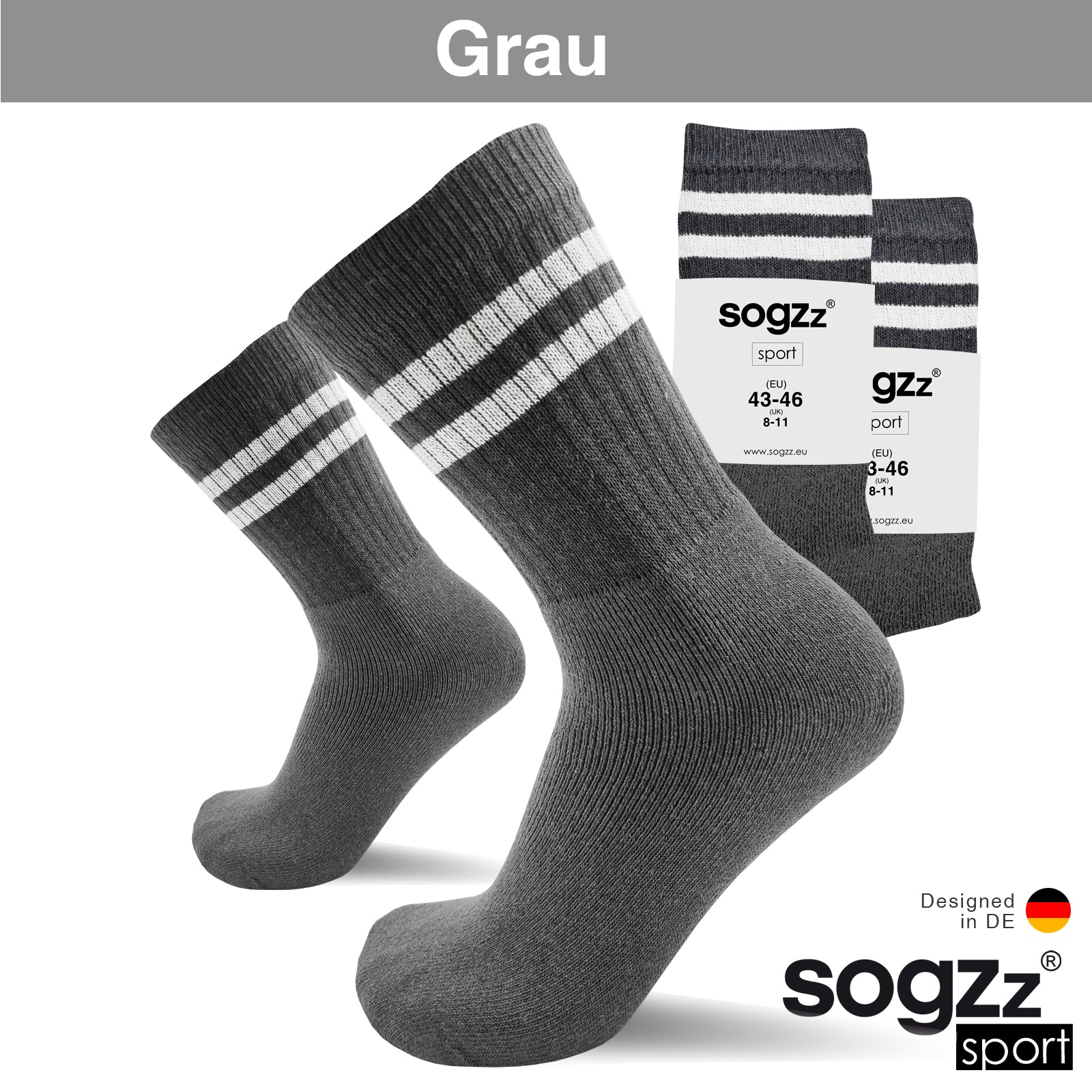 Retro Tennissocken | 4 Paar | Unisex