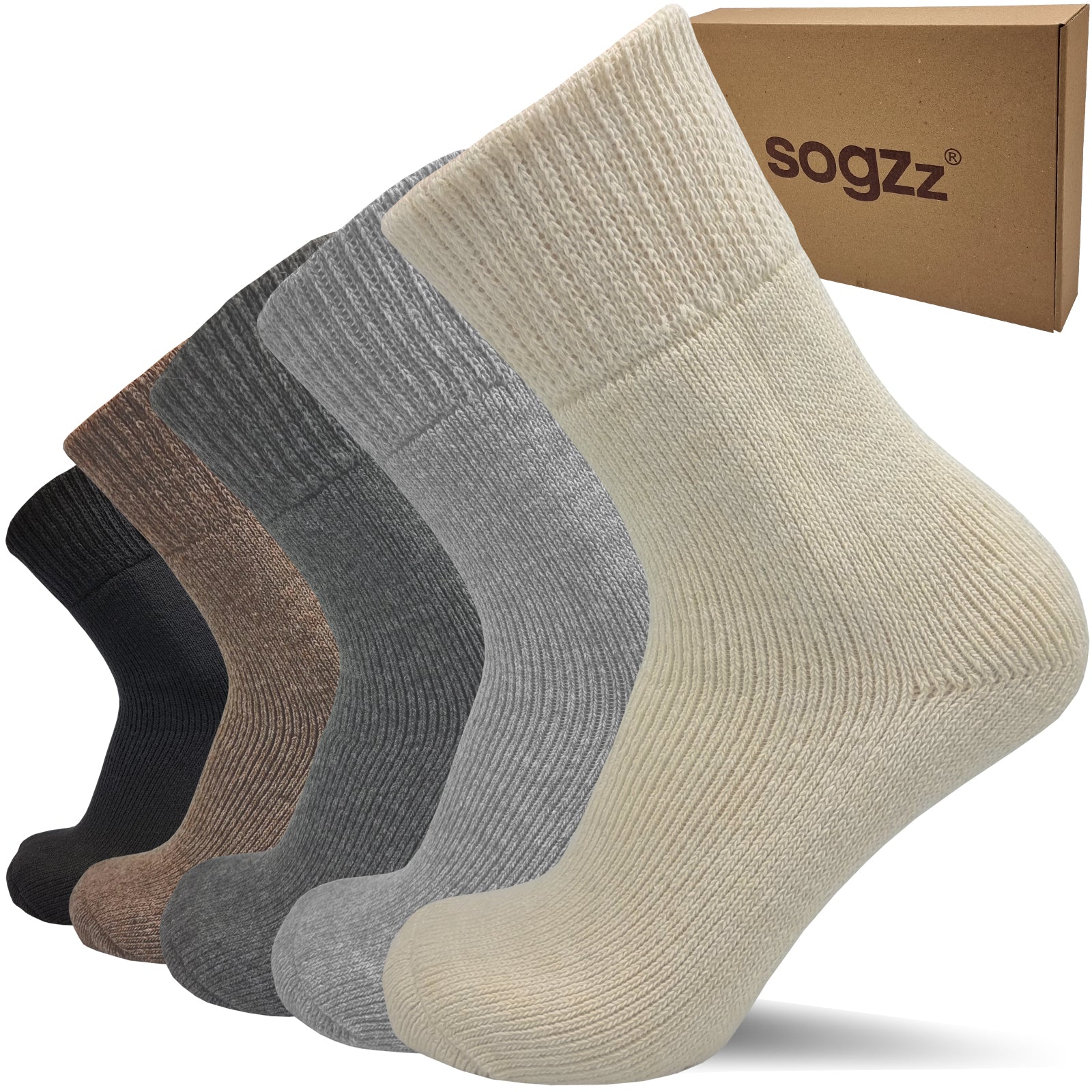 Warme Diabetiker Socken | 2 Paar | Unisex