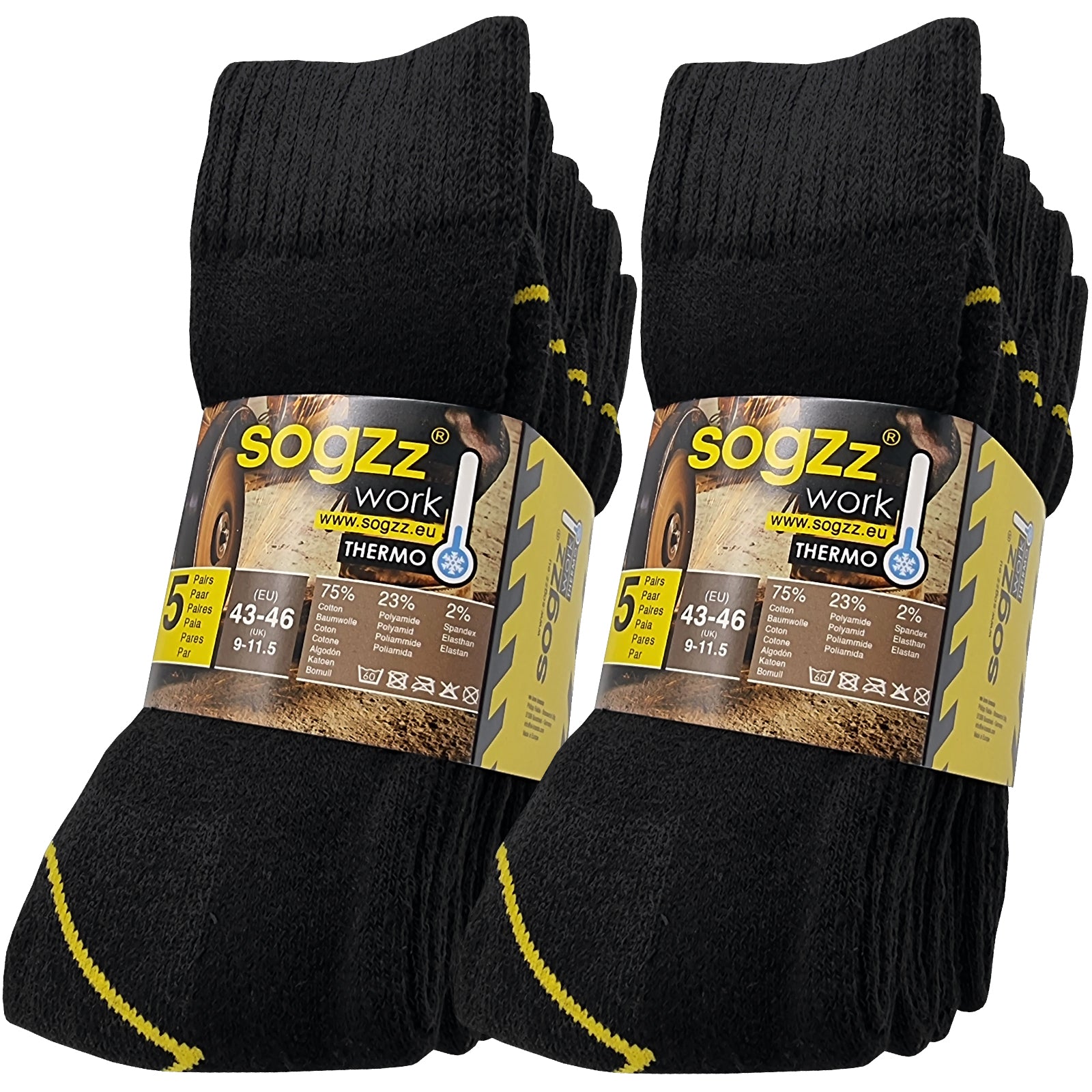 [NEU] Thermo Arbeitssocken | 10 Paar | Herren