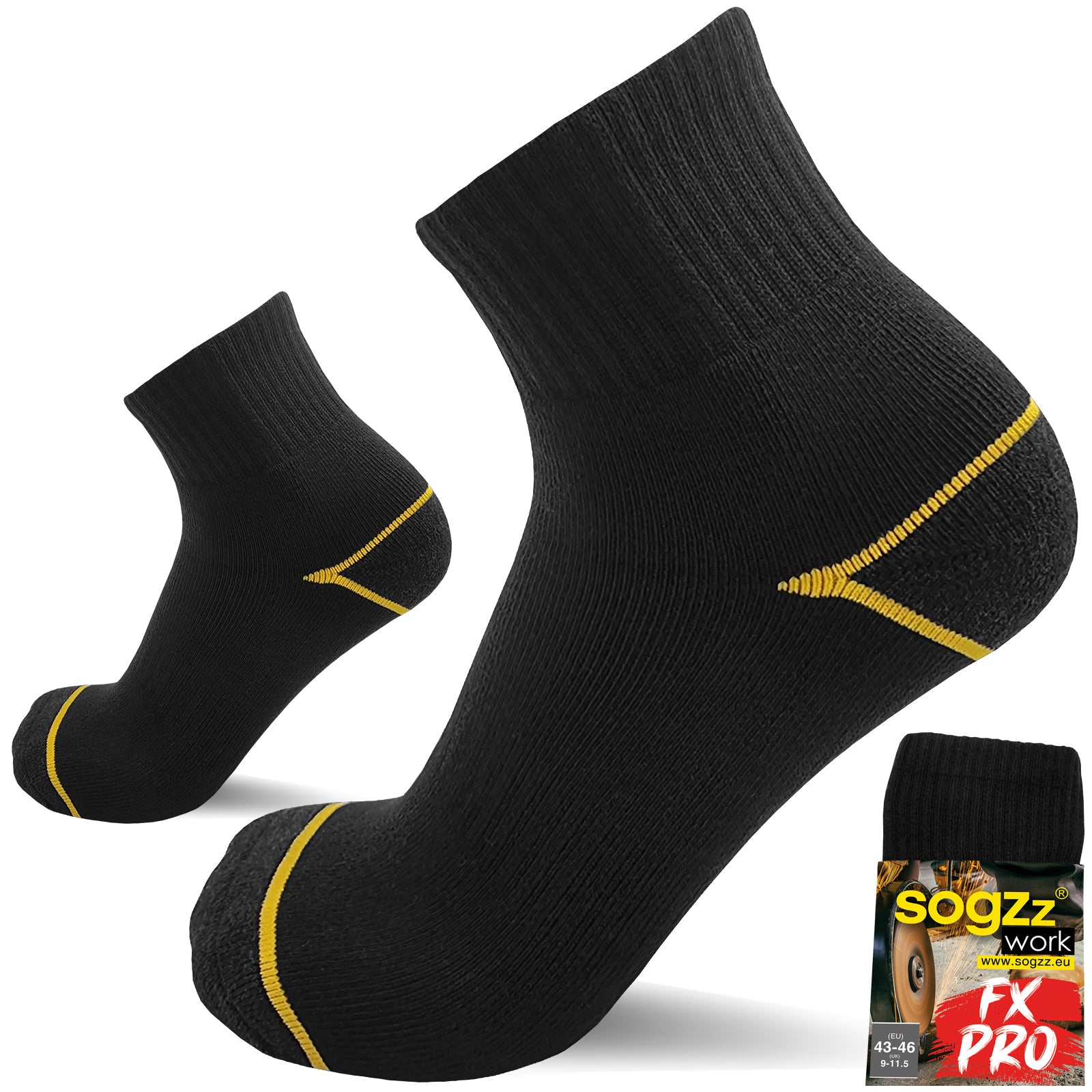 Arbeitssocken FX PRO halbhoch | 4 Paar | Herren